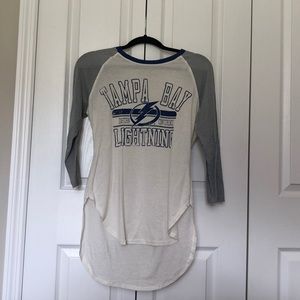 Tampa bay lightning baseball tee